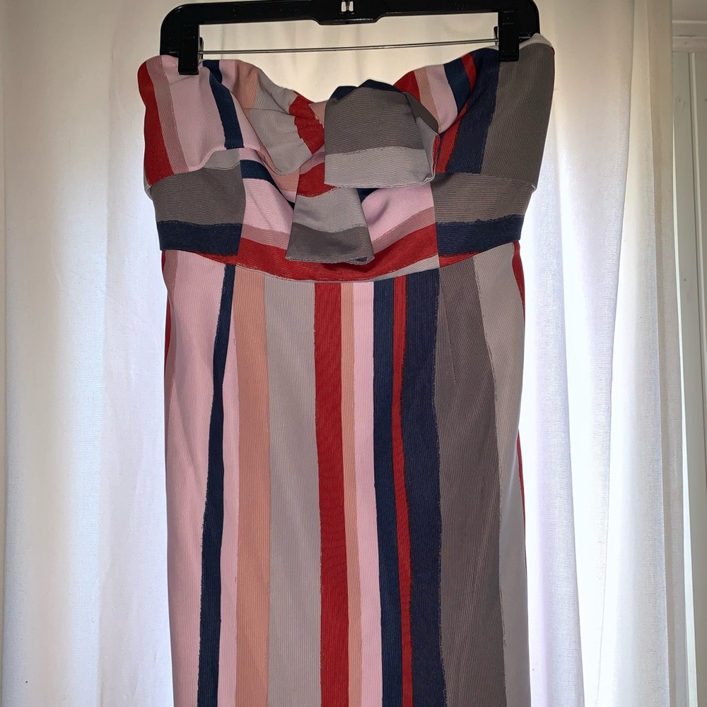 Strapless sandals Edelman dress